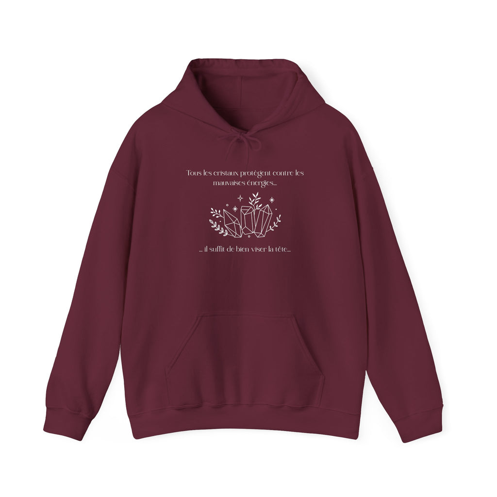 Hoodie Unisex - Tous les cristaux protègent contre les mauvaises énergies