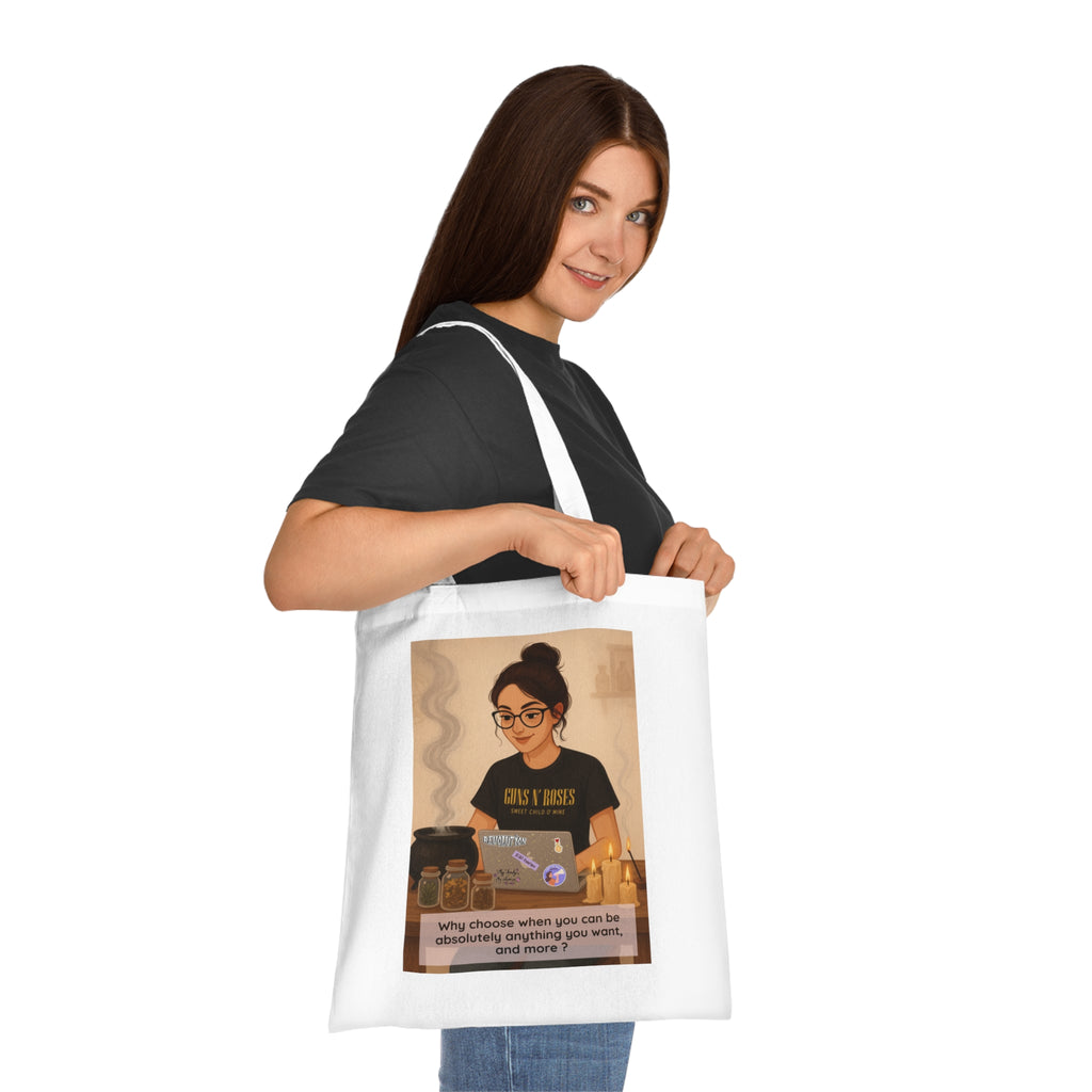Modern Witch Tote Bag – Empowered Edition ✨