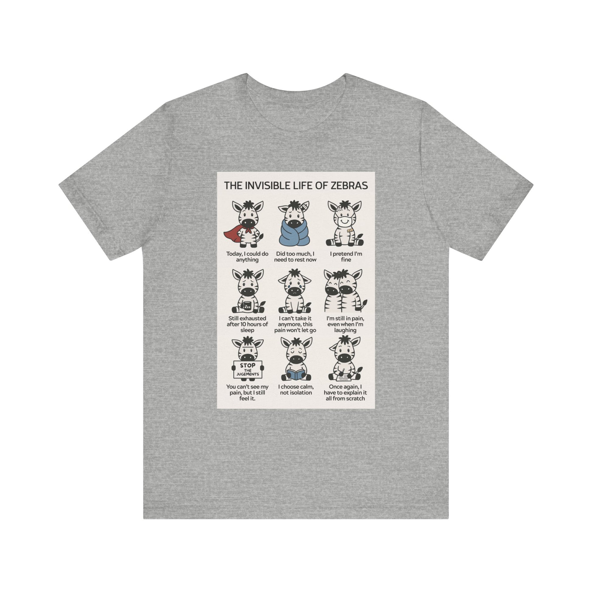 T-shirt - The Invisible Life of Zebras (hEDS)