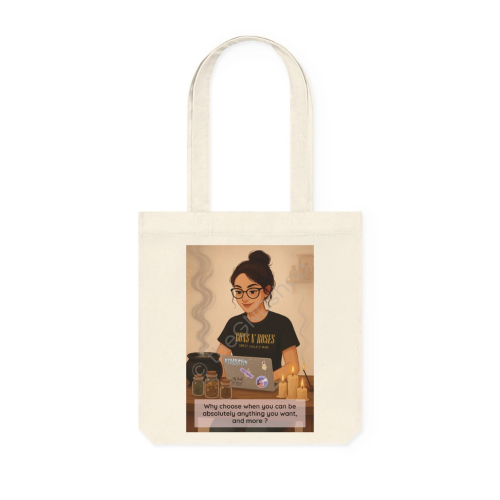 Modern Witch Tote Bag – Empowered Edition ✨