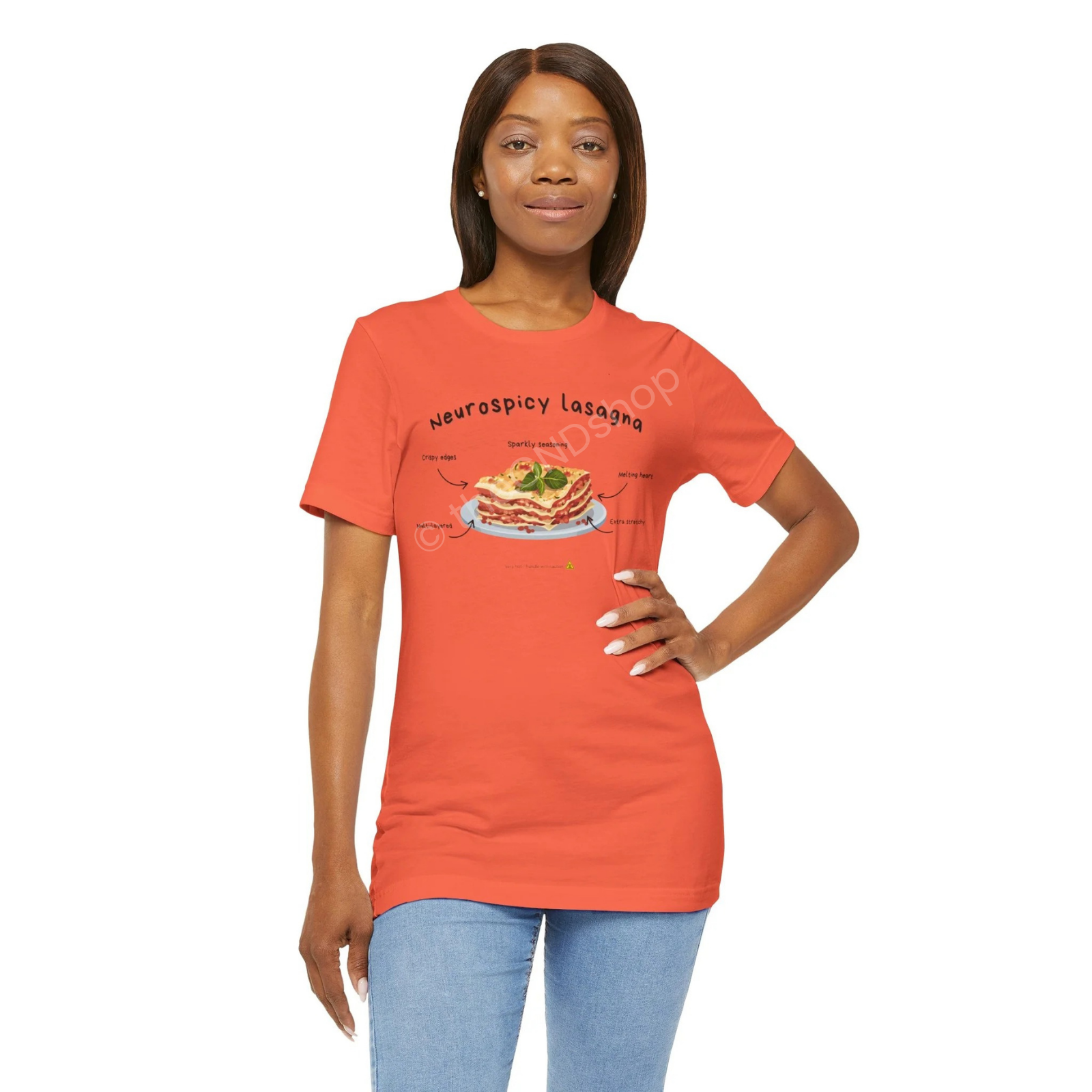 Unisex T-shirt - Neurospicy Lasagna – Multi-layered, extra spicy