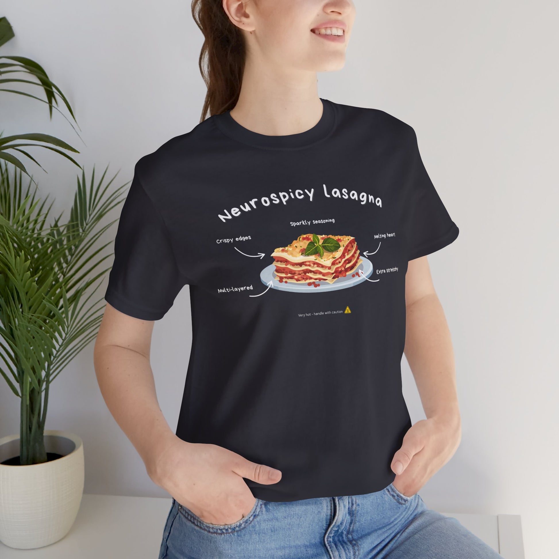 T-shirt - Neurospicy Lasagna – Multi-layered and extra spicy