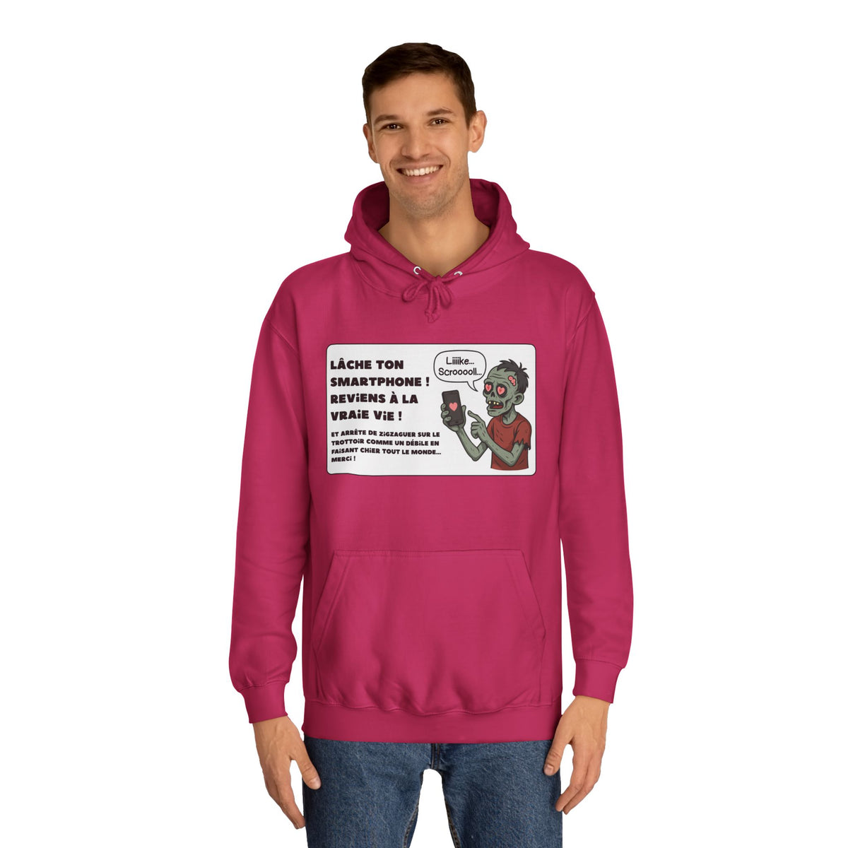 Hoodie - Lâche ton smartphone
