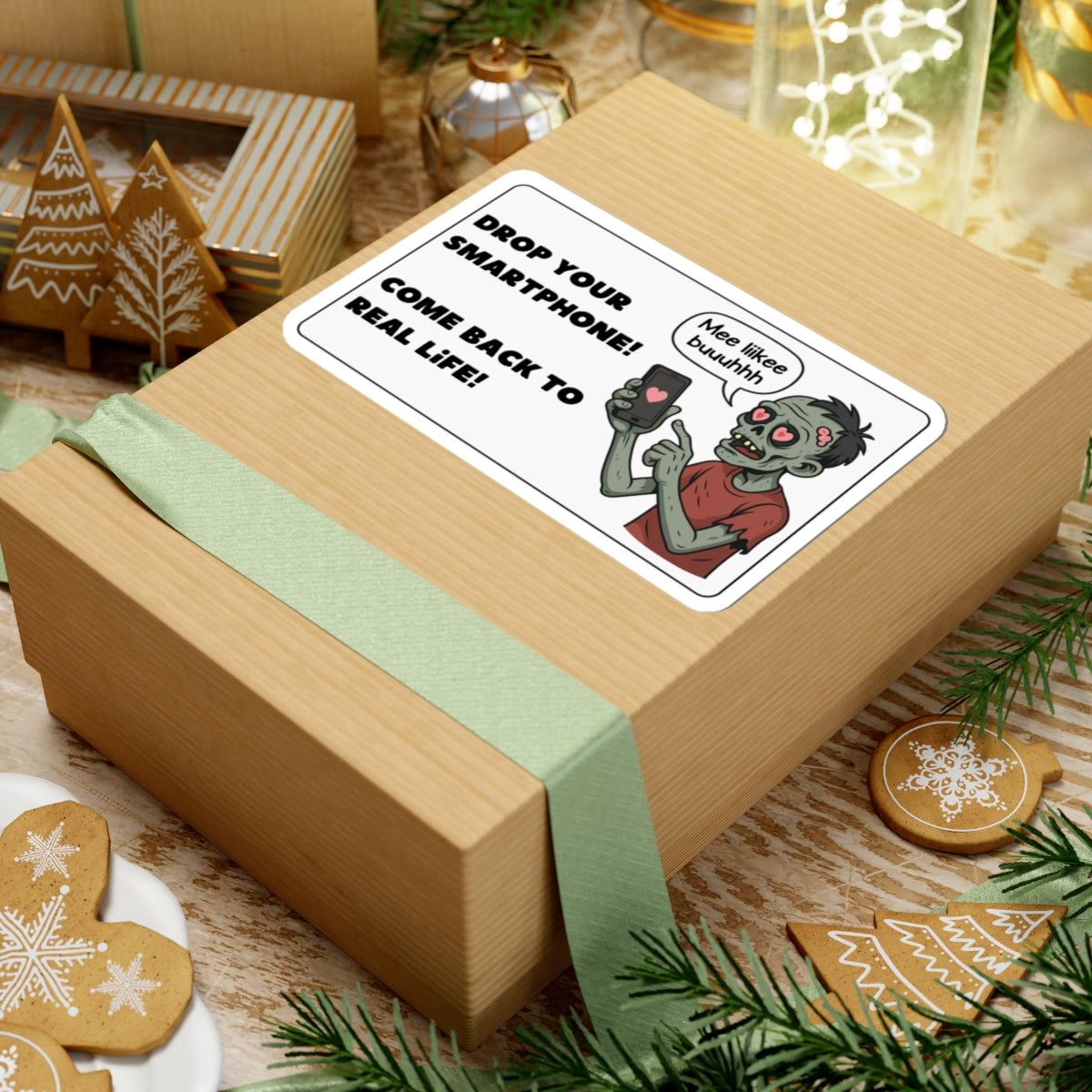 Zombie Sticker - Drop your smartphone!