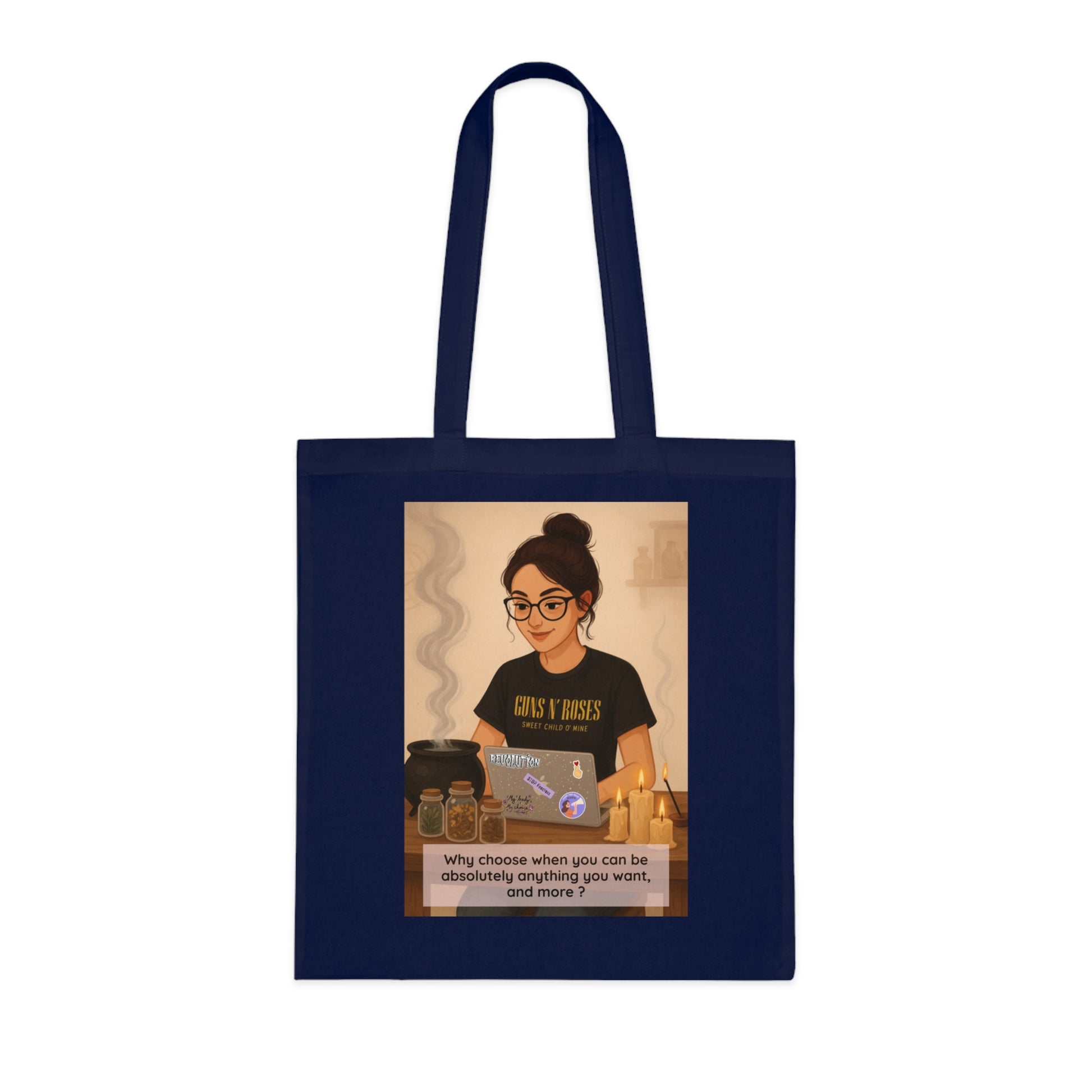 Modern Witch Tote Bag – Empowered Edition ✨