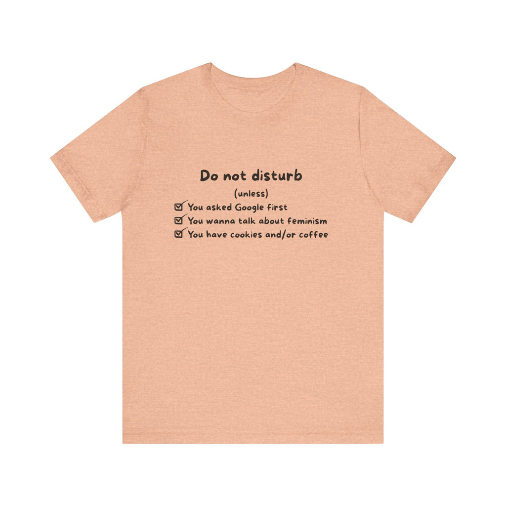 T-Shirt - Do not disturb (unless)