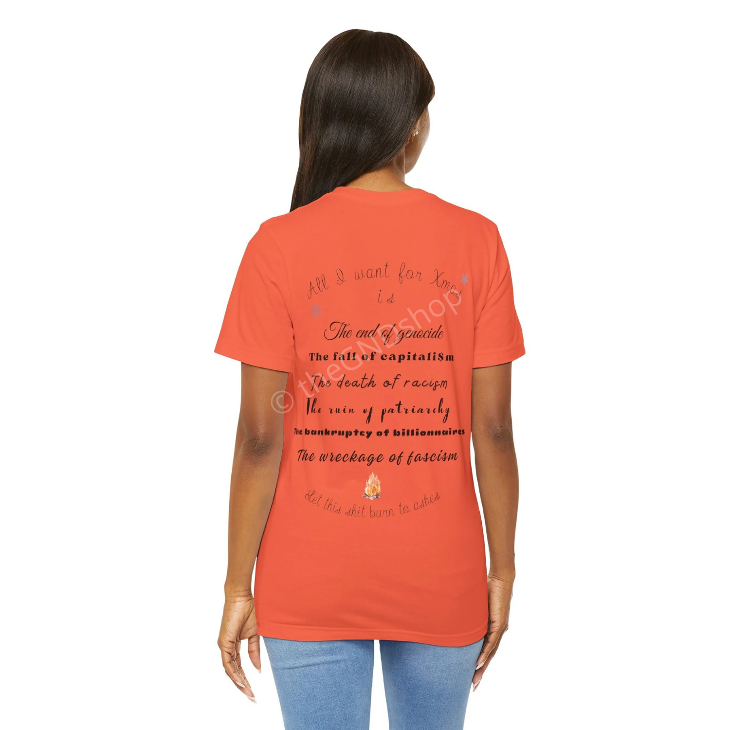 T-shirt Unisex - All I want for Xmas - Édition Révolutionnaire