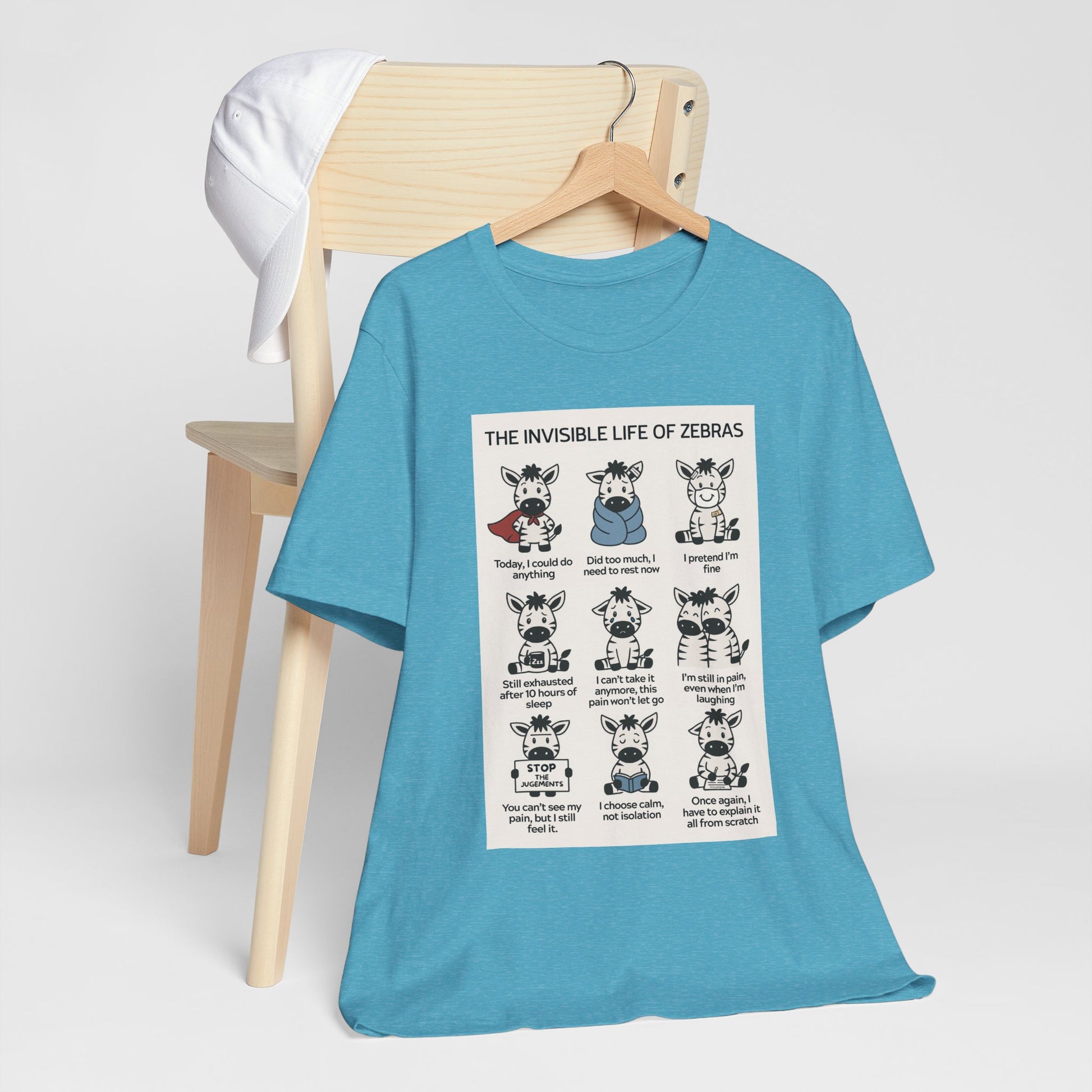 T-shirt - The Invisible Life of Zebras (hEDS)