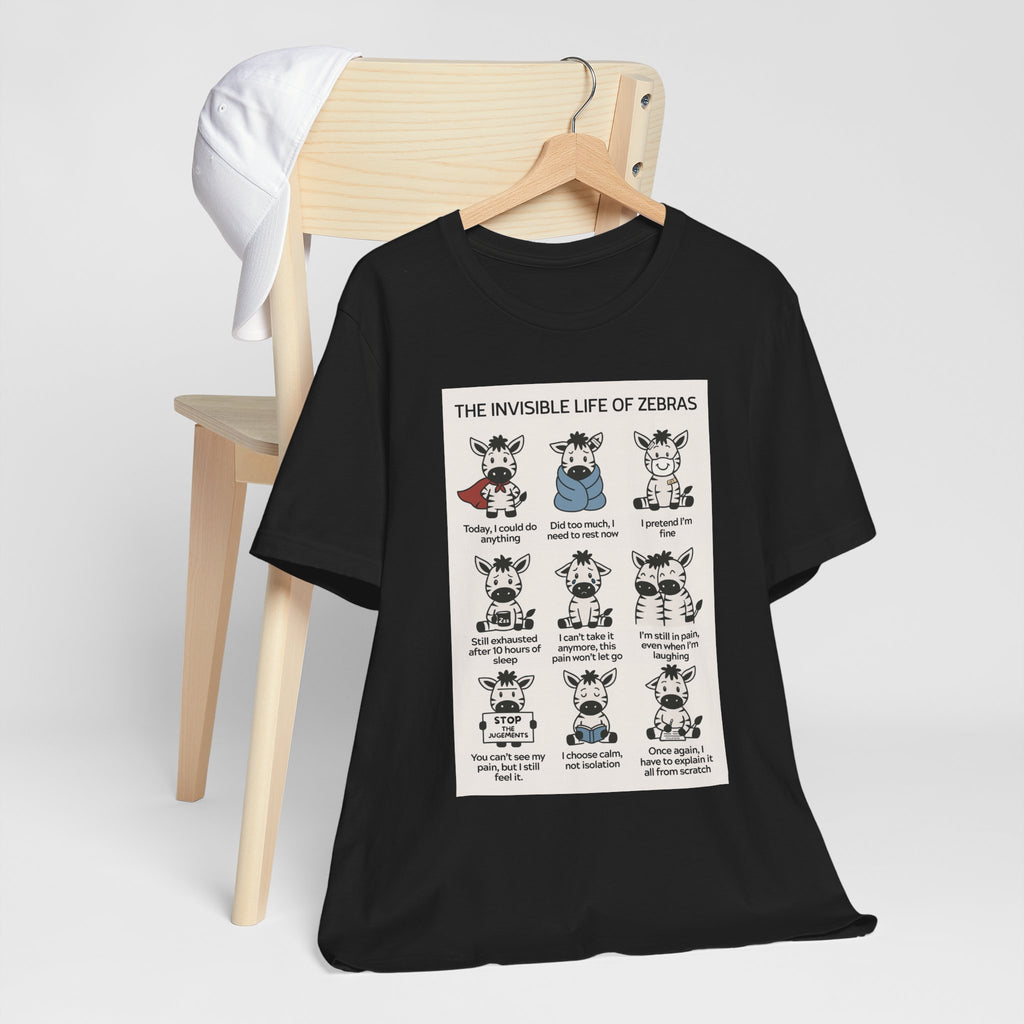 T-shirt - The Invisible Life of Zebras (hEDS)