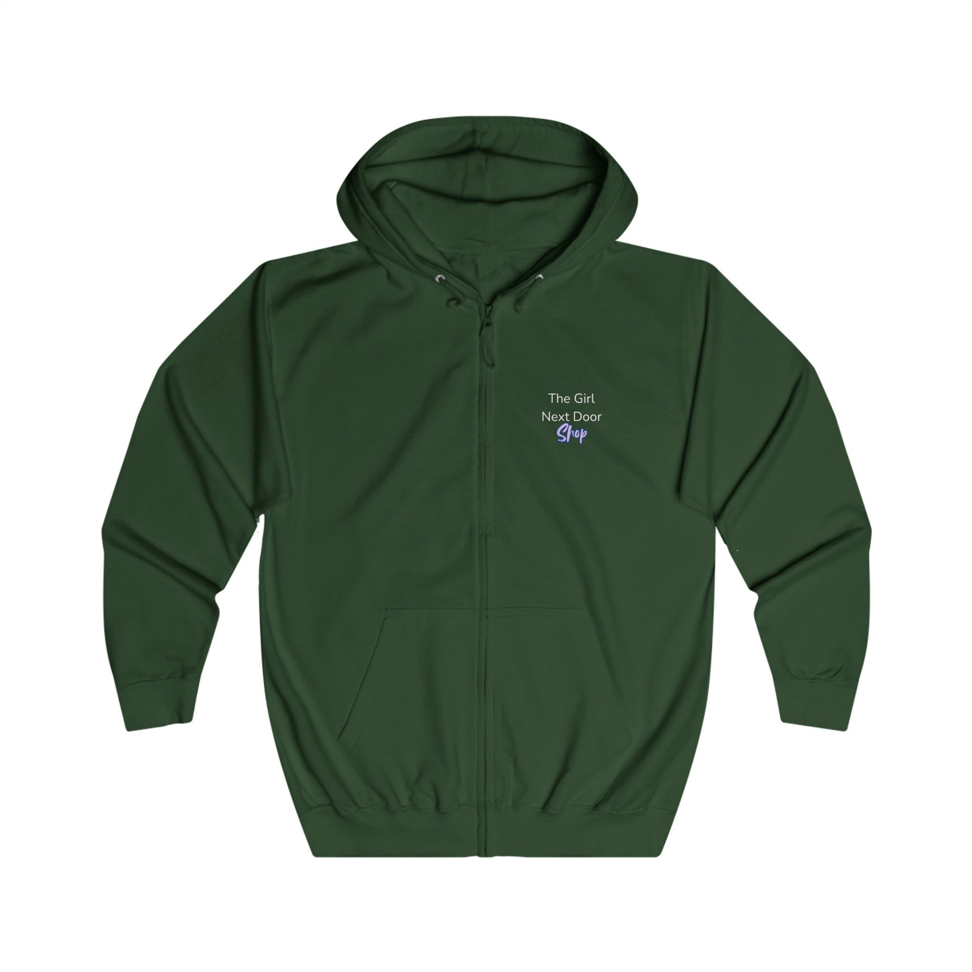 Full-zip hoodie - Made With Love & Rage - The GND Shop
