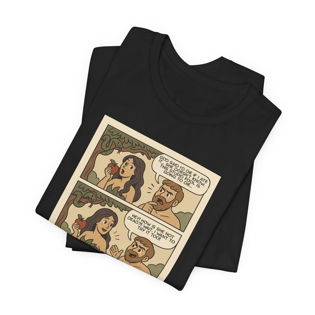 T-shirt - Adam & Eve... Gaslighting is nothing new
