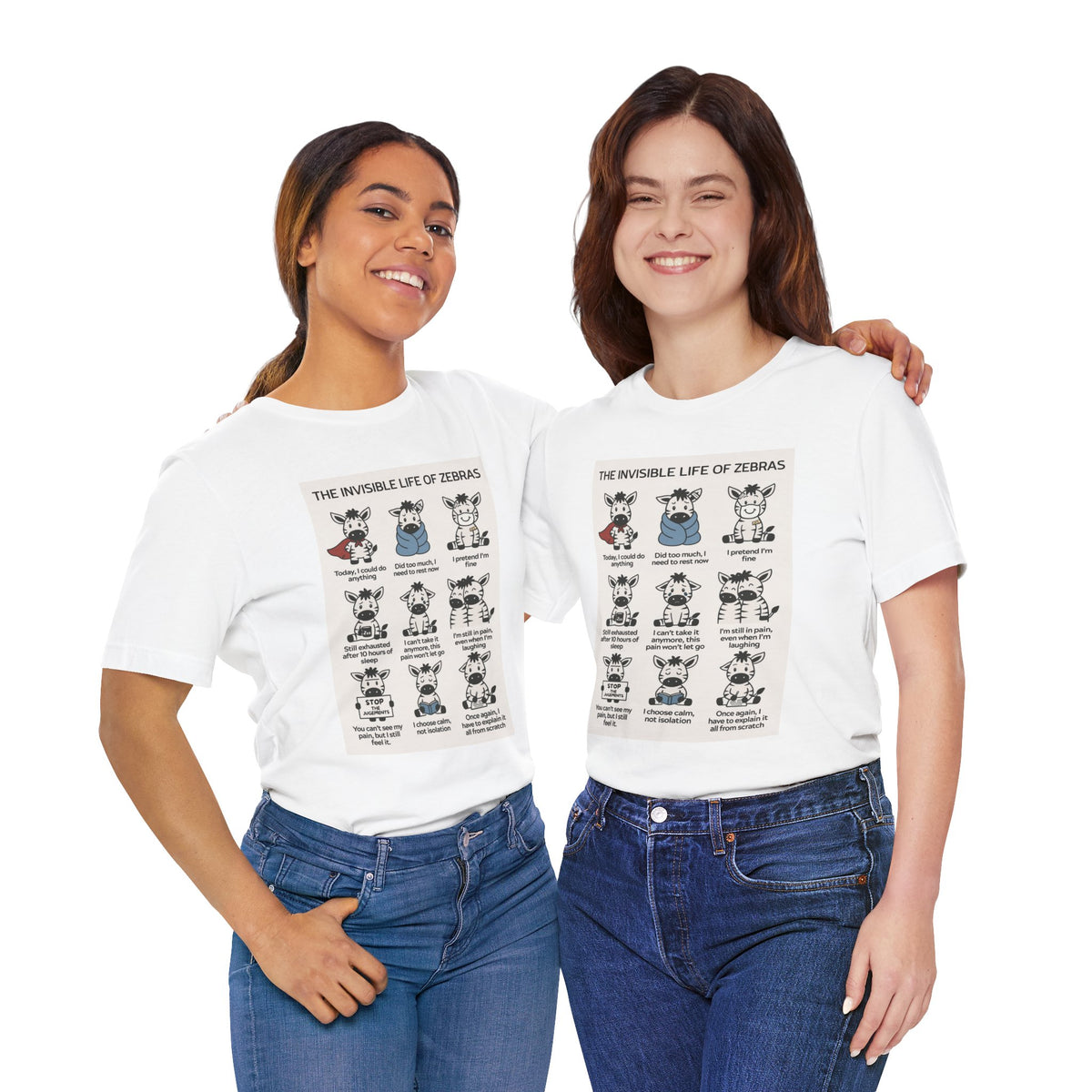 T-shirt - The Invisible Life of Zebras (hEDS)