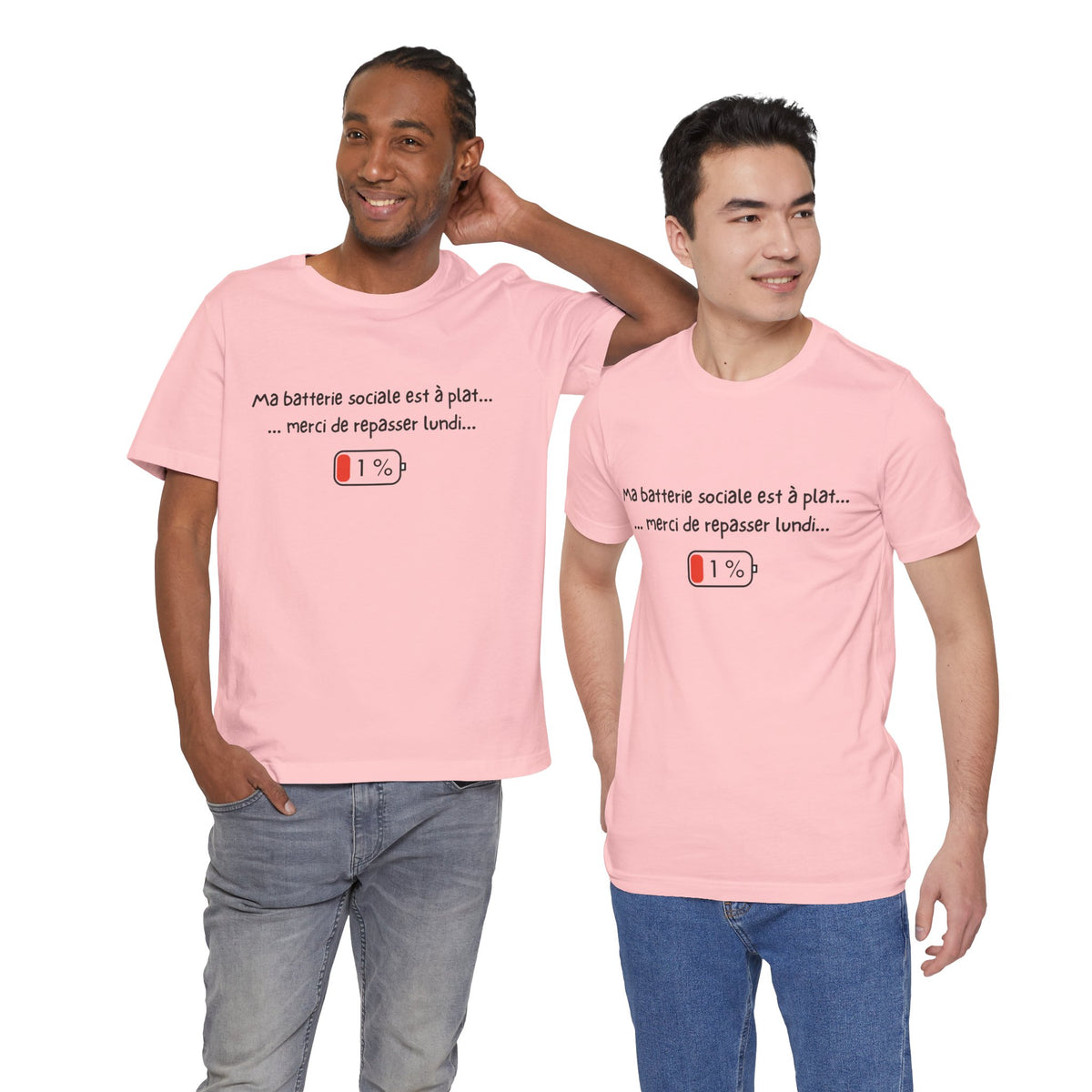 Unisex T-Shirt - My social battery is dead... please come back on Monday
