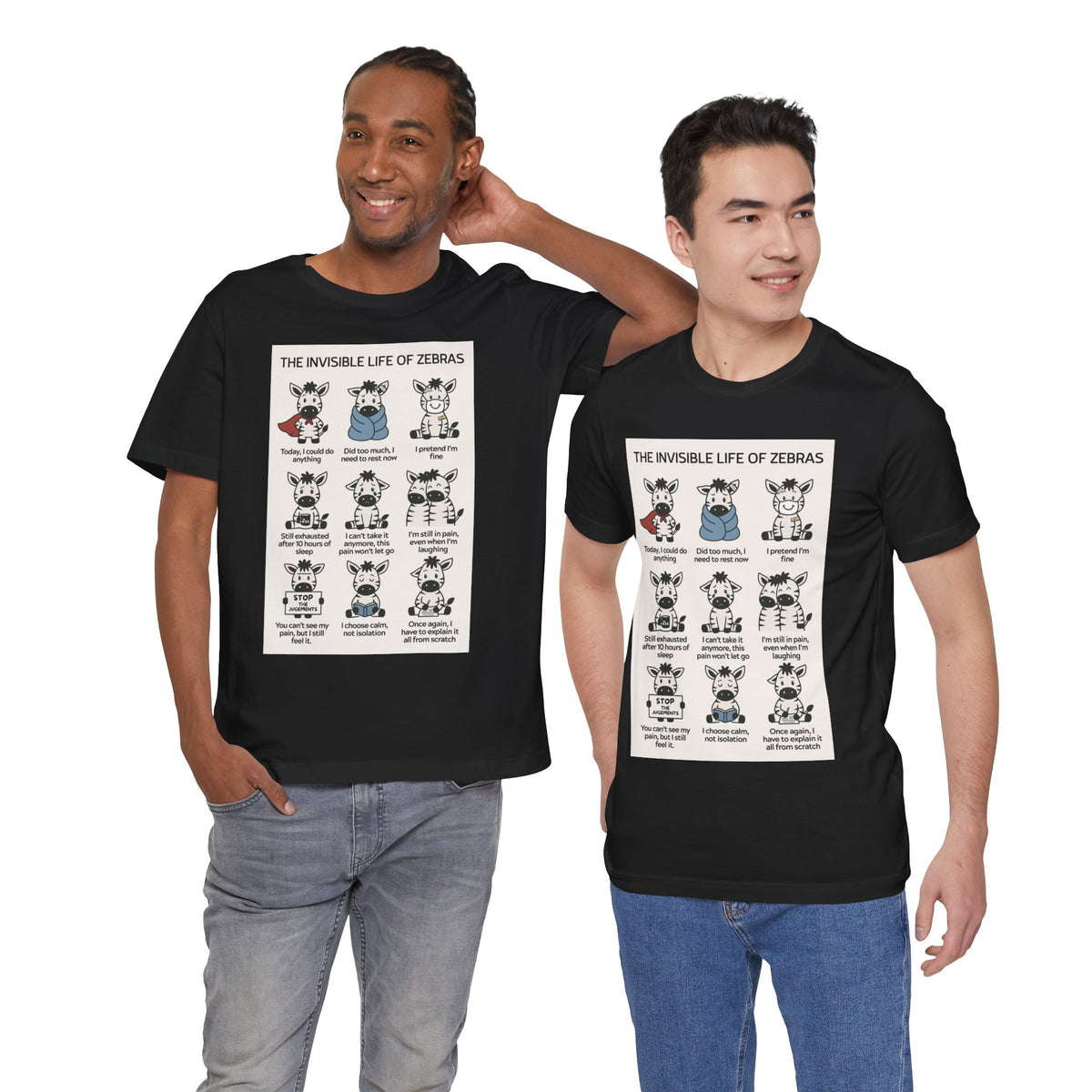 T-shirt - The Invisible Life of Zebras (hEDS)