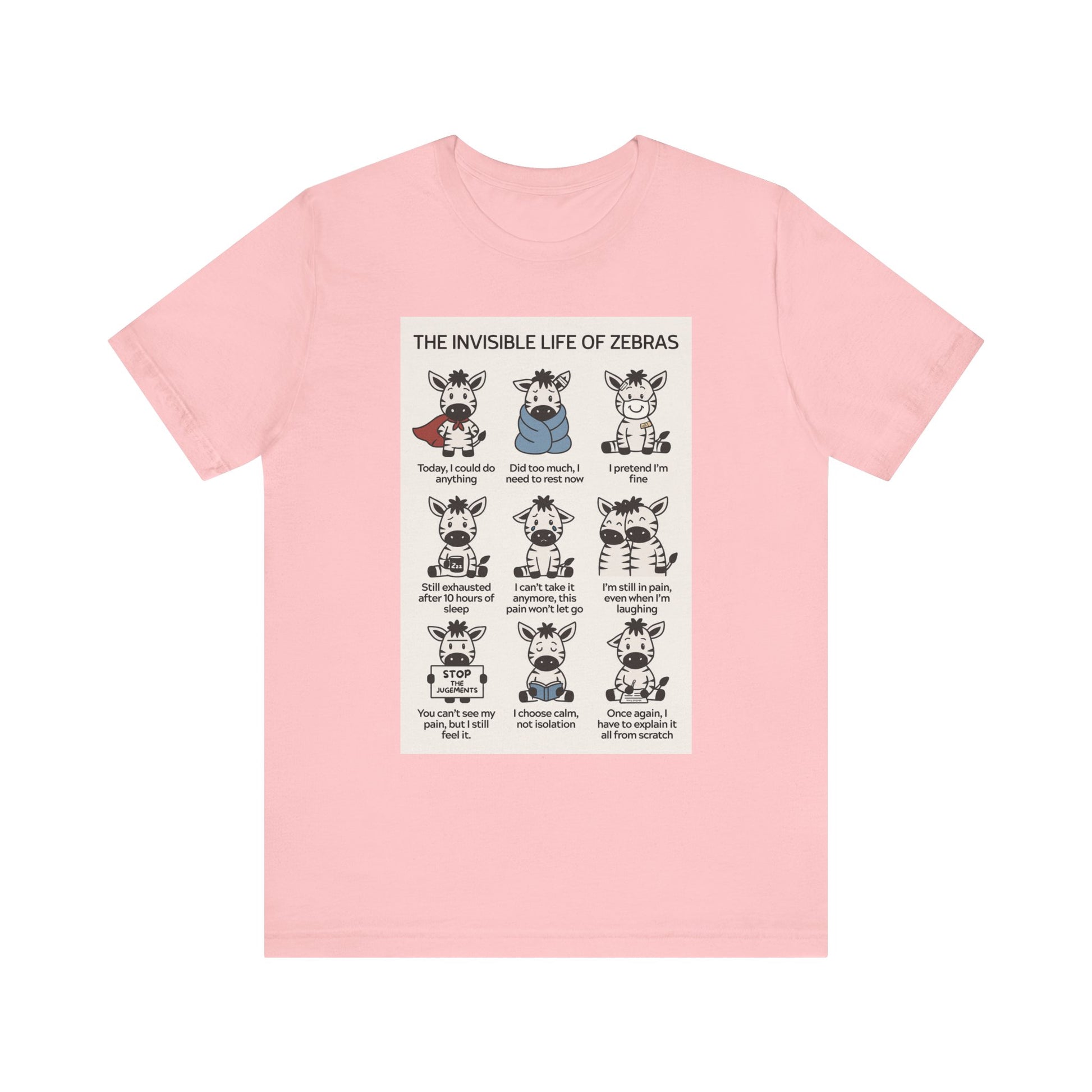 T-shirt - The Invisible Life of Zebras (hEDS)