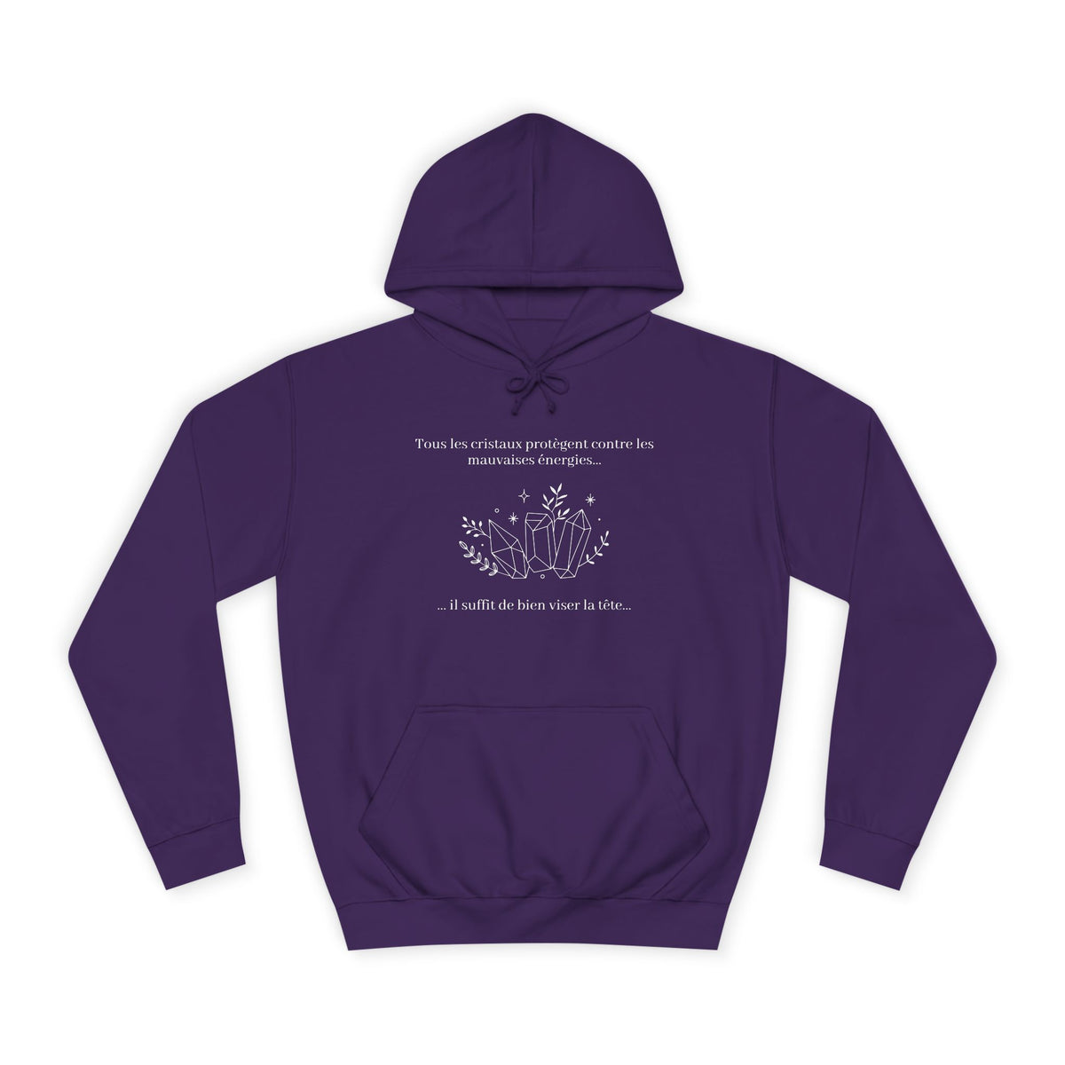Hoodie - All the crystals protect against bad energies