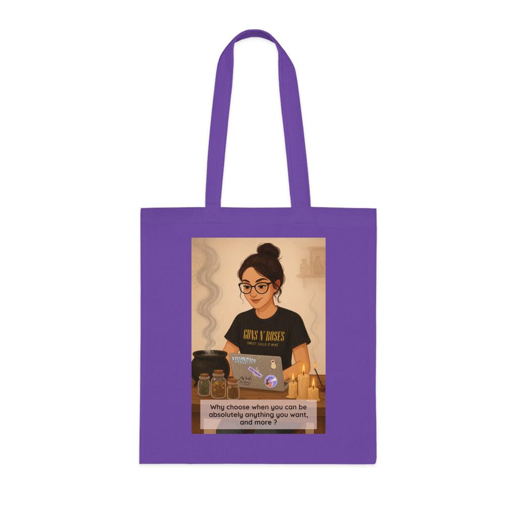 Modern Witch Tote Bag – Empowered Edition ✨