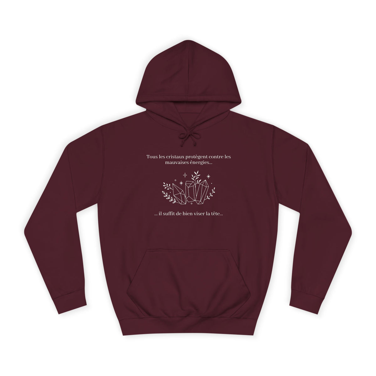 Hoodie - All the crystals protect against bad energies