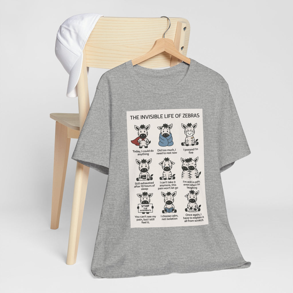 T-shirt - The Invisible Life of Zebras (hEDS)