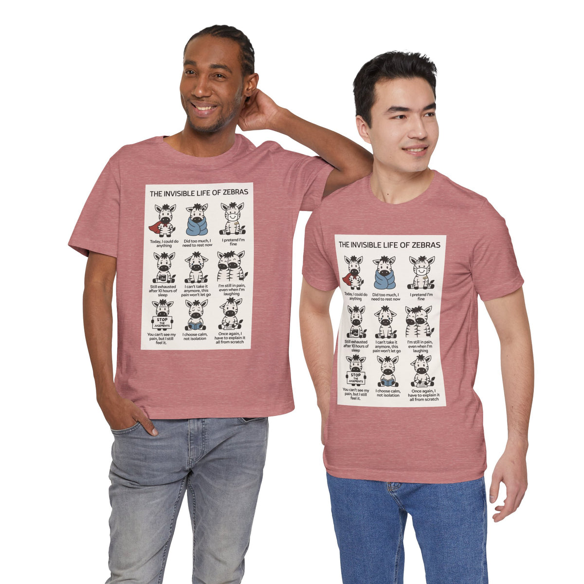 T-shirt - The Invisible Life of Zebras (hEDS)