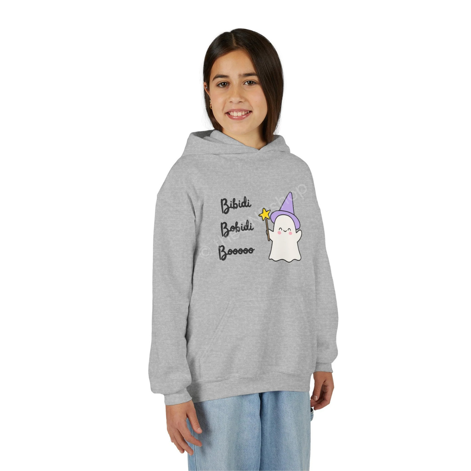 Hoodie enfant - Bibidi Bobidi Boooo – Fantôme mignon d’Halloween