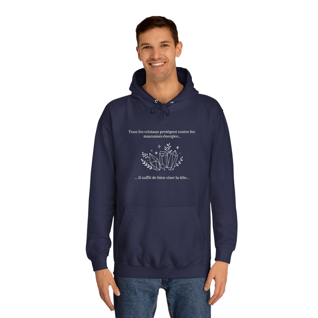 Hoodie - All the crystals protect against bad energies