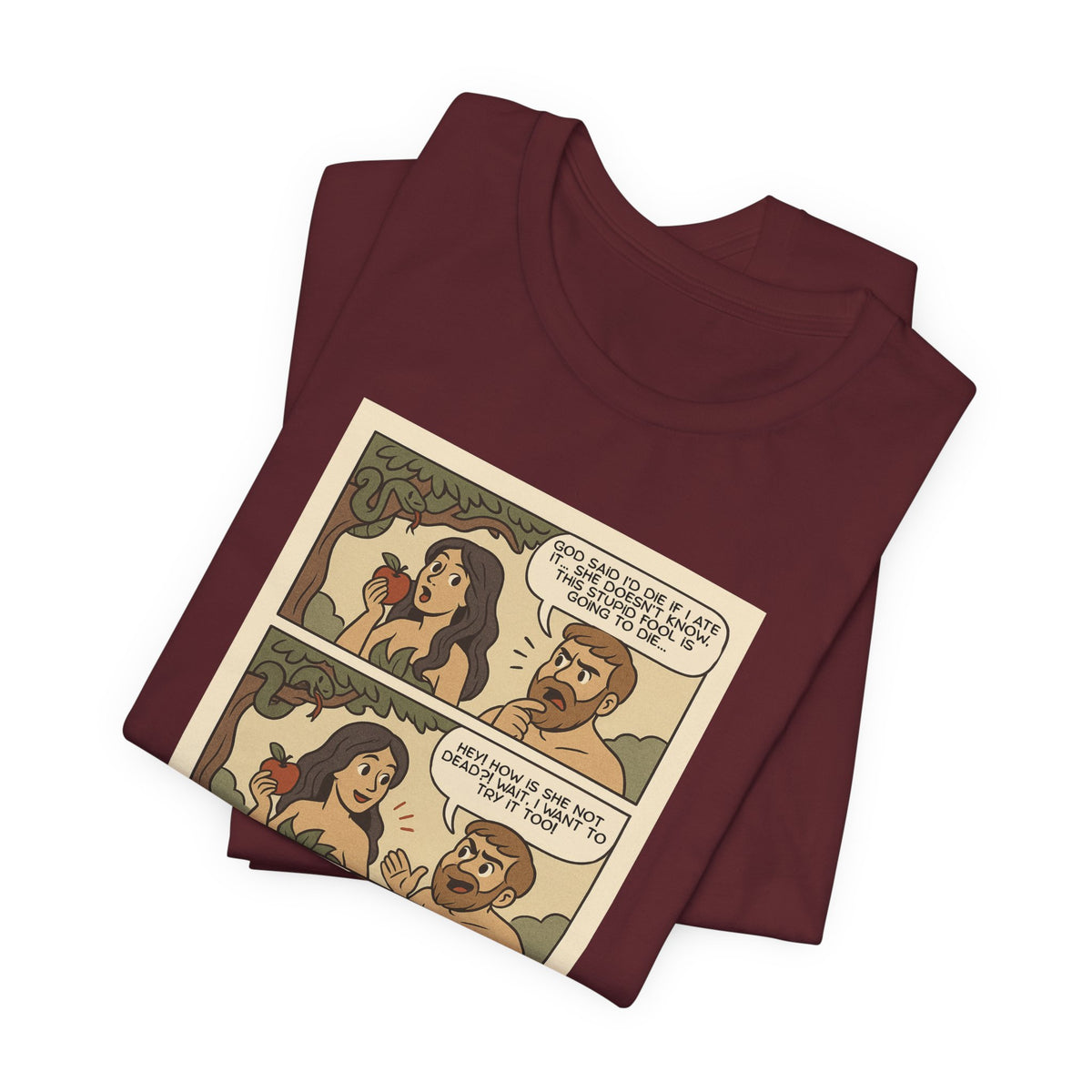 T-shirt - Adam & Eve... Gaslighting is nothing new