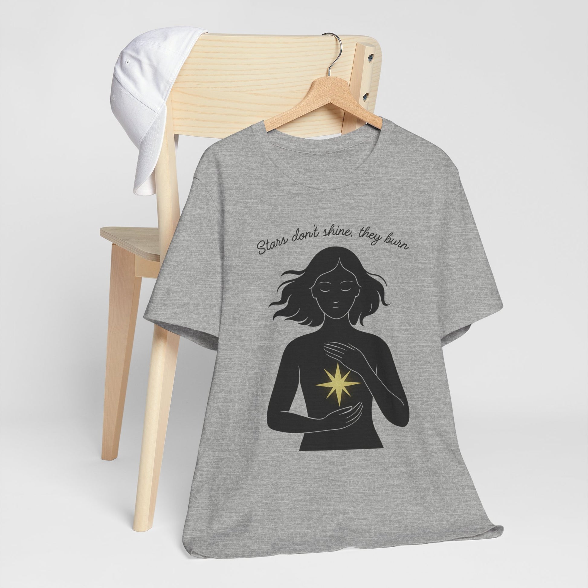 T-shirt - Stars don't shine they burn