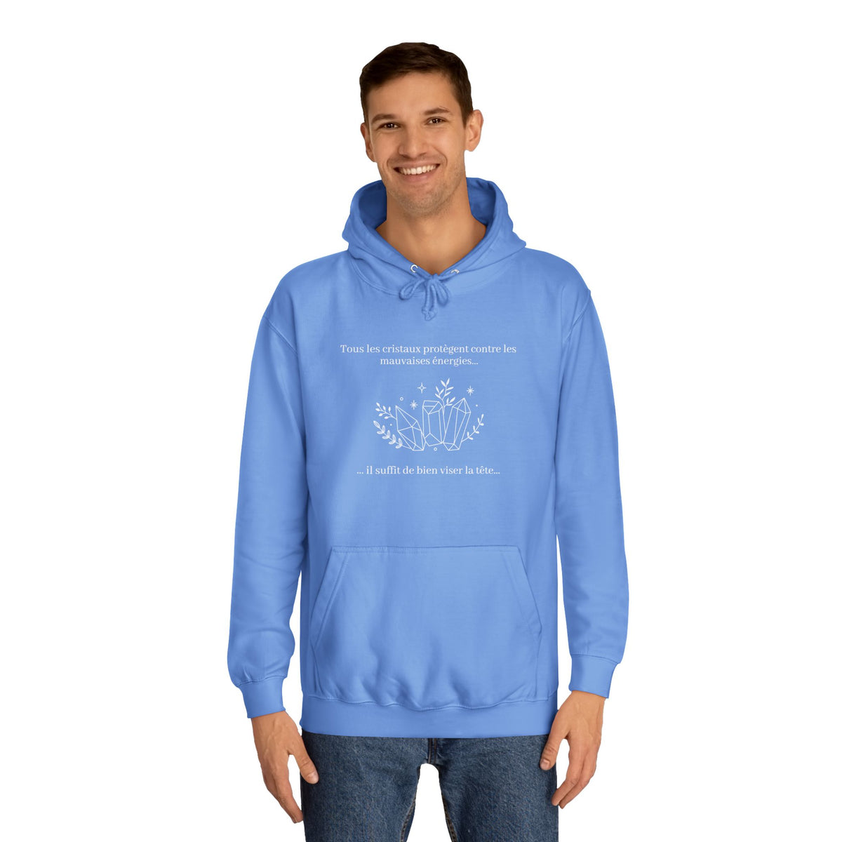 Hoodie - All the crystals protect against bad energies