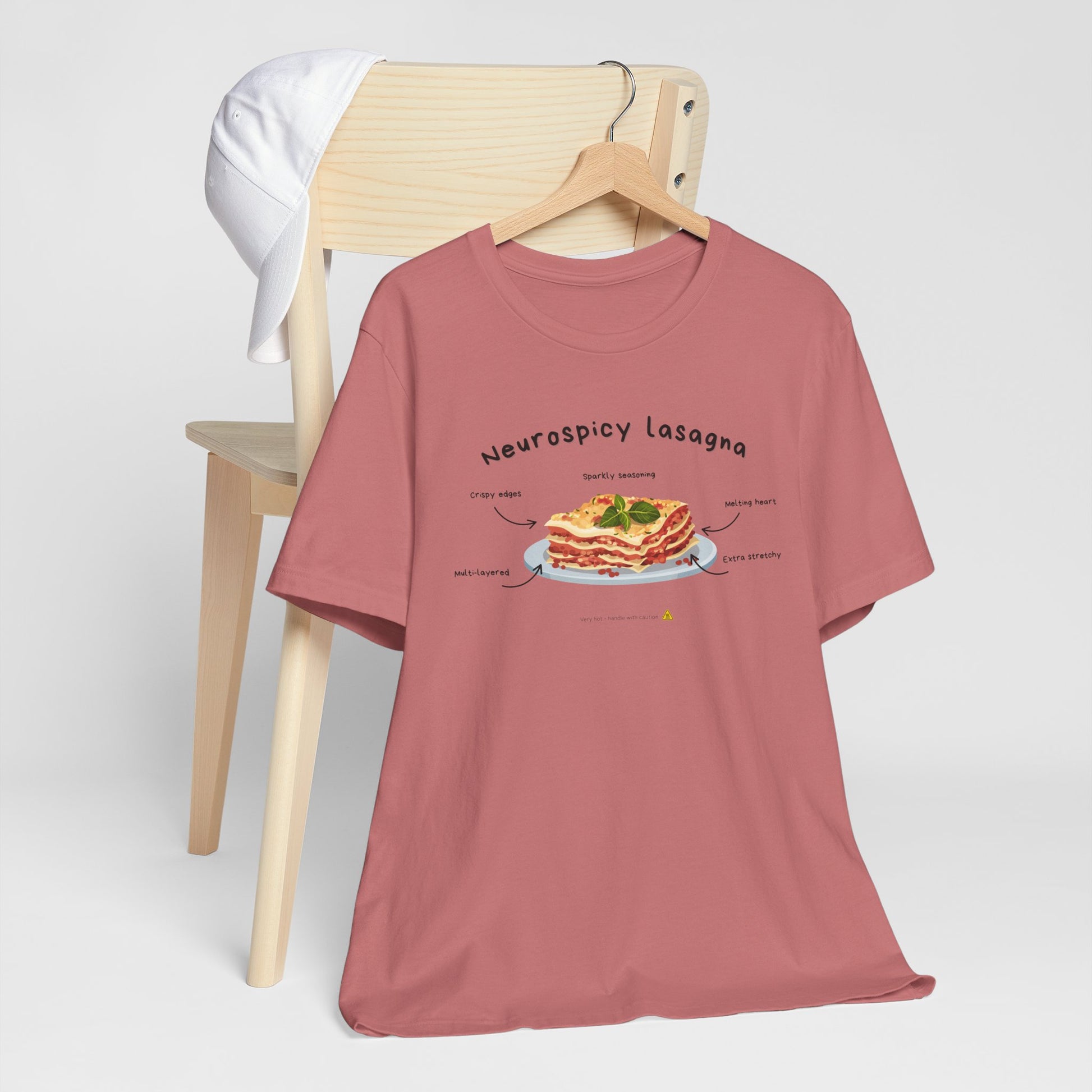 T-shirt - Neurospicy Lasagna – Multi-layered and extra spicy