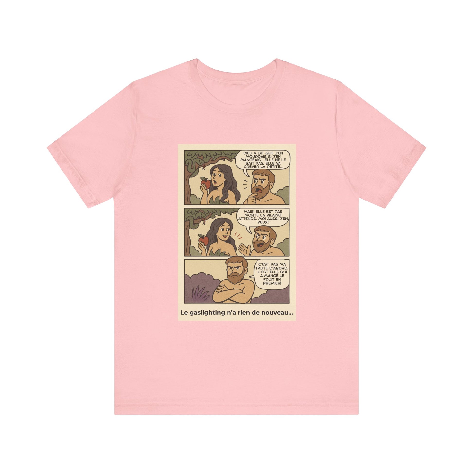 T-shirt - Adam et Eve... Le gaslighting n'a rien de nouveau
