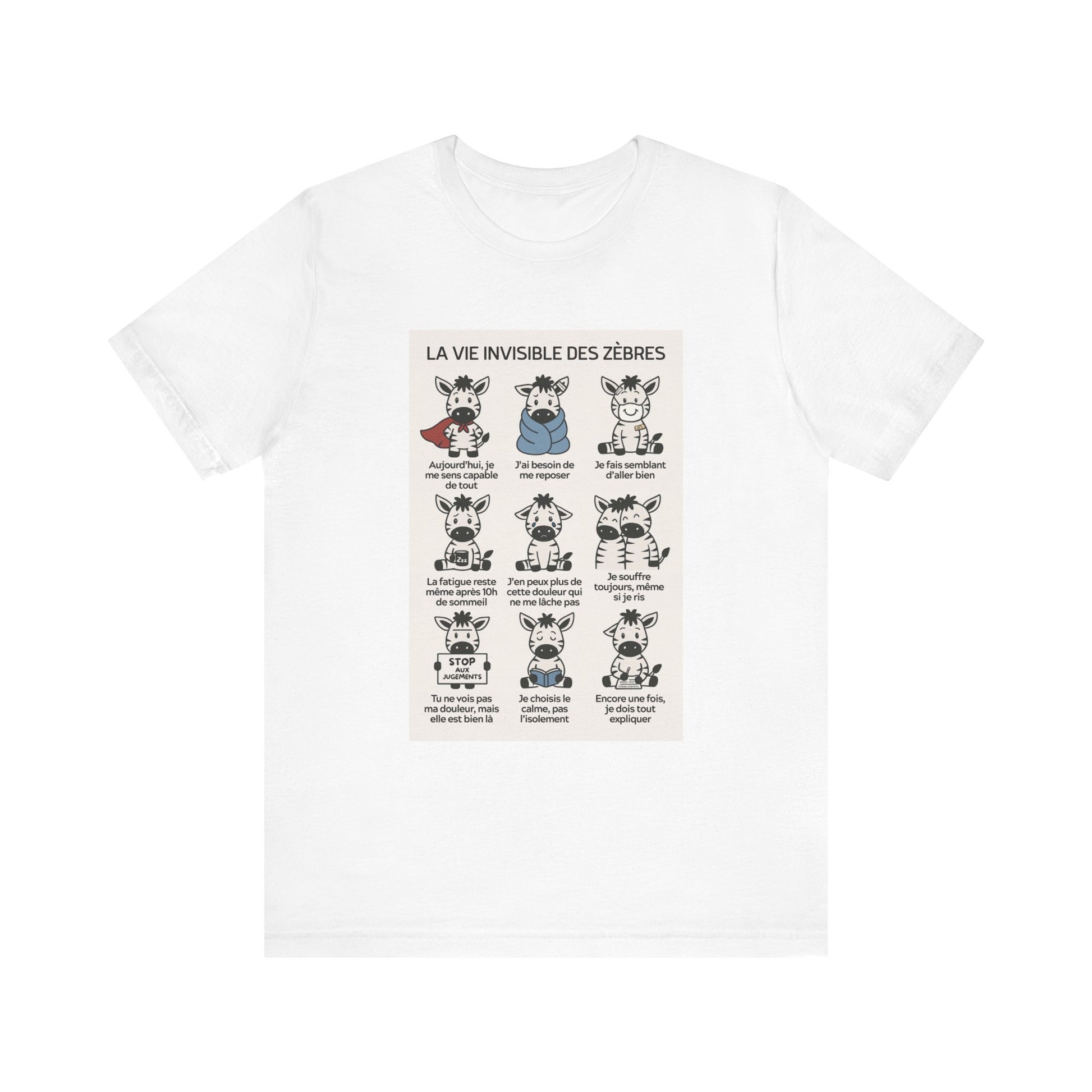 T-shirt - La vie invisible des zèbres (SED)