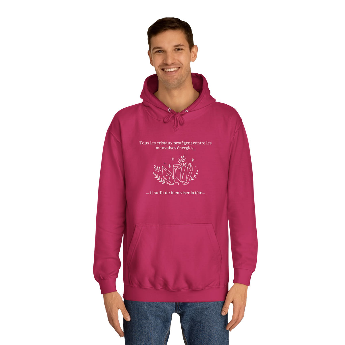 Hoodie - All the crystals protect against bad energies