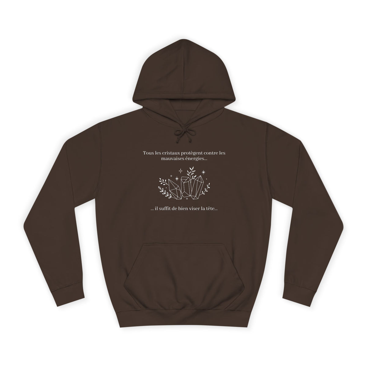 Hoodie - All the crystals protect against bad energies