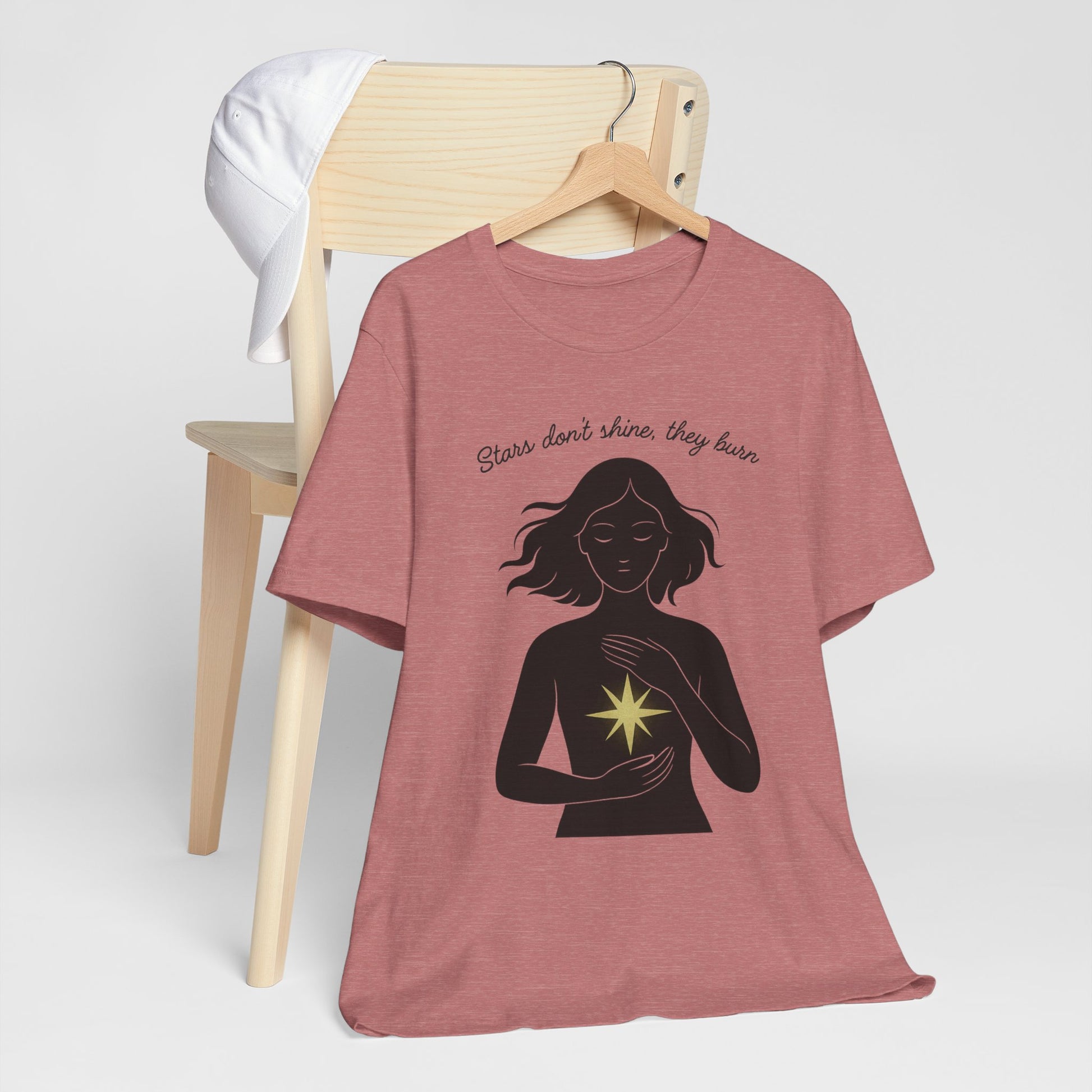 T-shirt - Stars don't shine they burn
