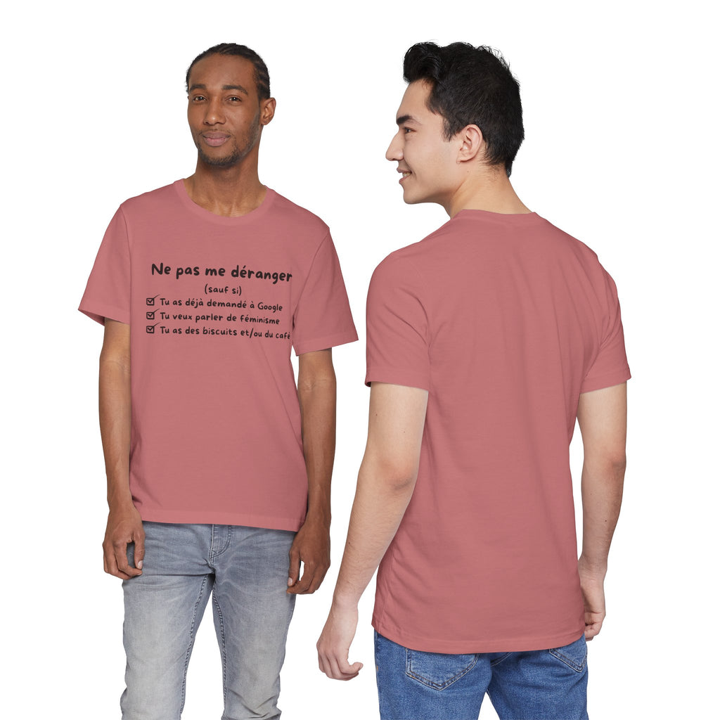 Unisex T-Shirt - Do Not Disturb Me (Unless)