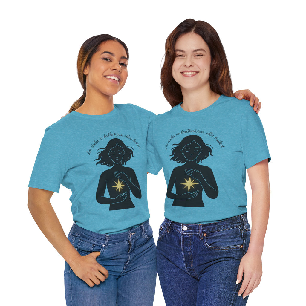 T-Shirt - The stars don't shine, they burn