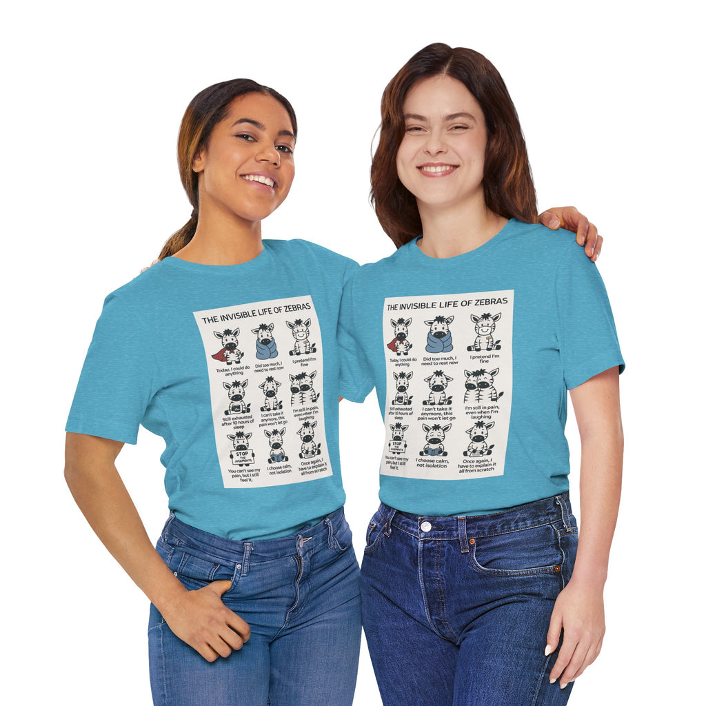 T-shirt - The Invisible Life of Zebras (hEDS)