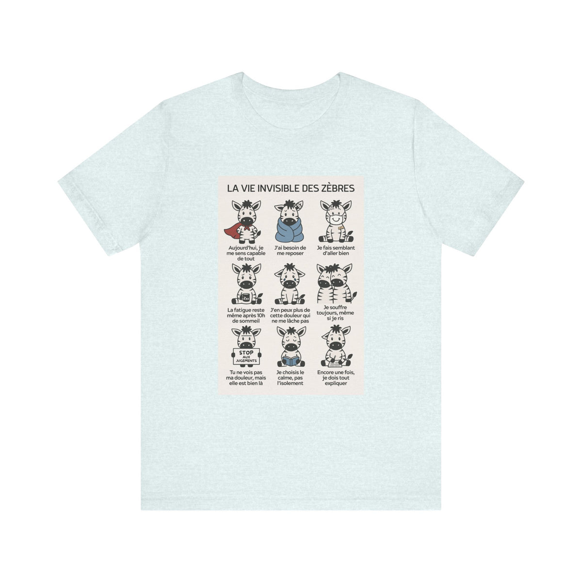 T-shirt - The Invisible Life of Zebras (SED)