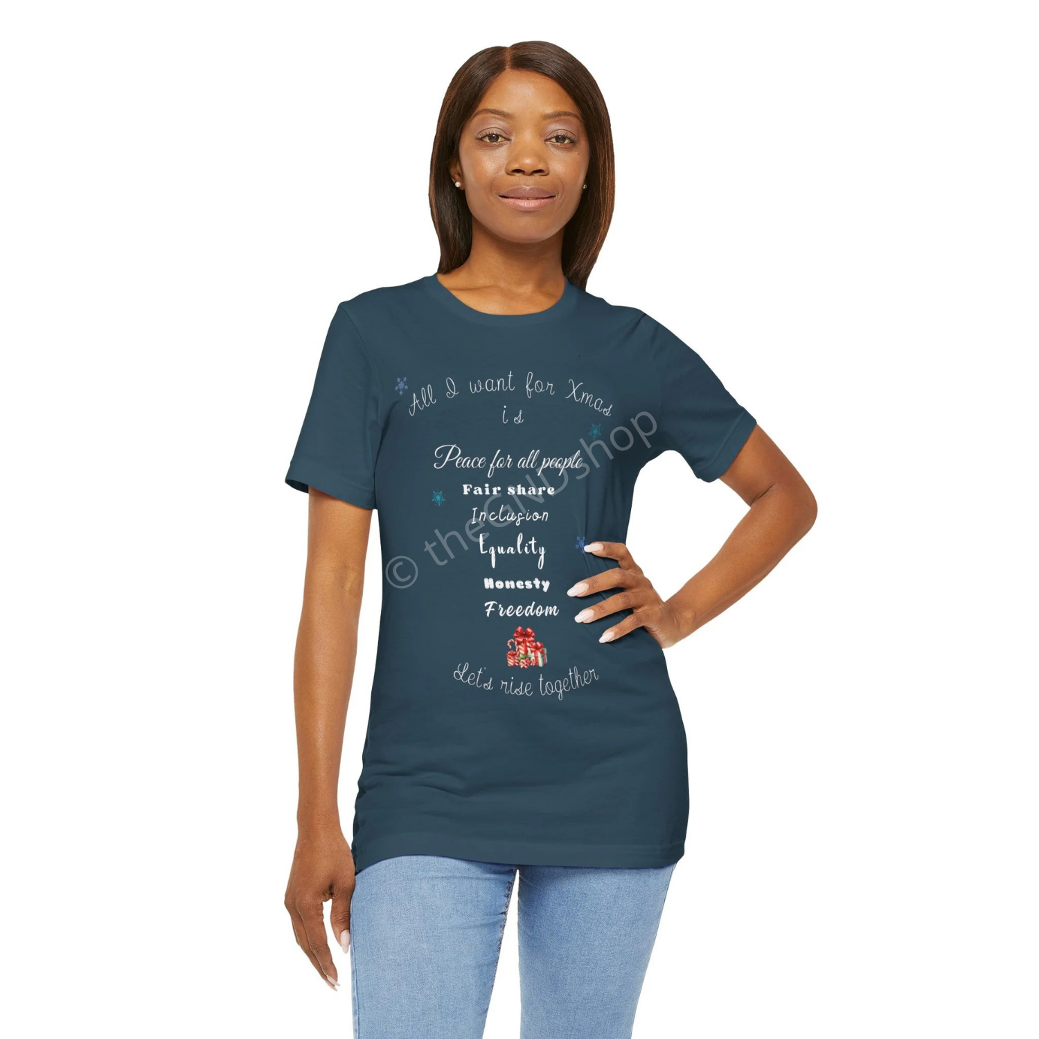 T-shirt Unisex - All I want for Xmas - Édition Révolutionnaire