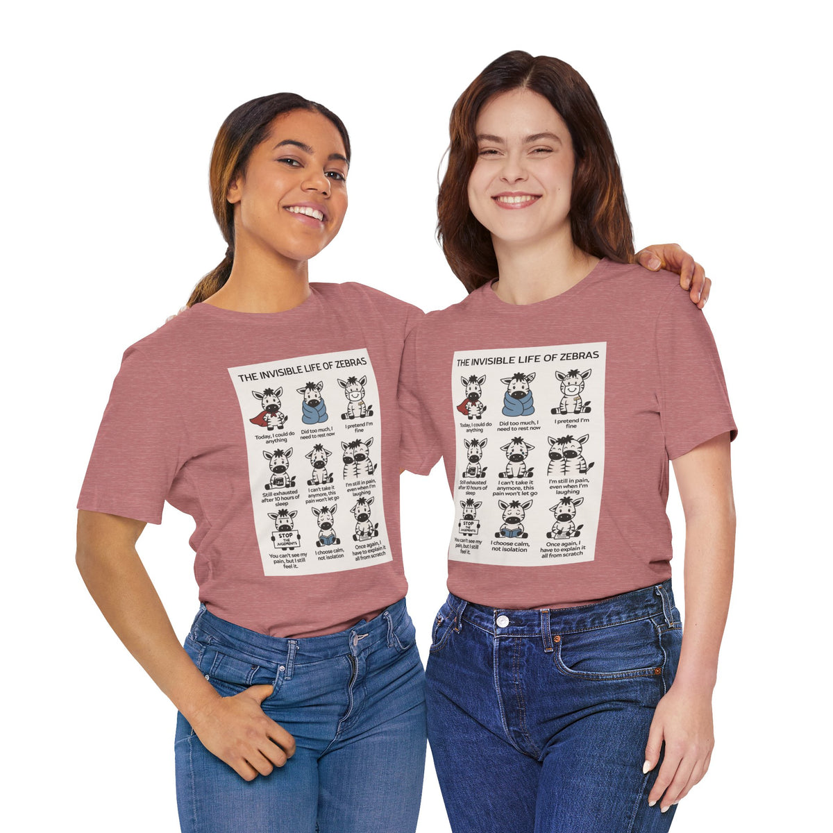 T-shirt - The Invisible Life of Zebras (hEDS)