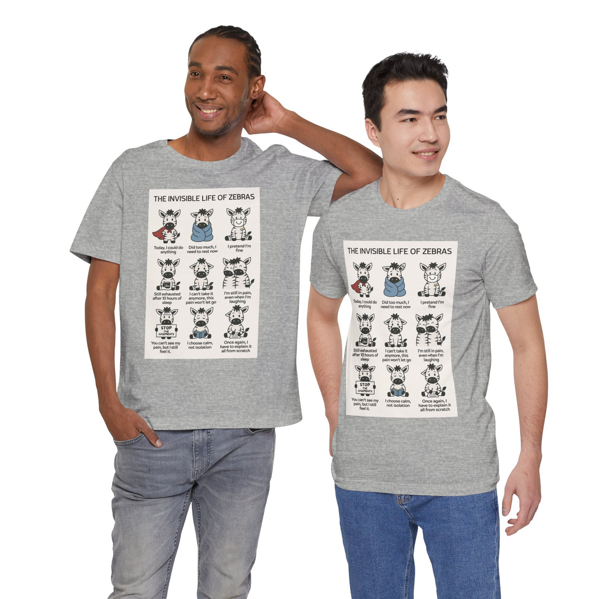 T-shirt - The Invisible Life of Zebras (hEDS)