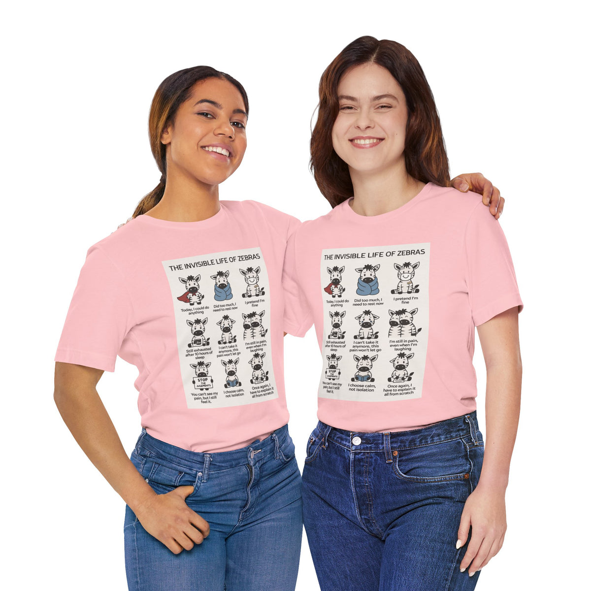 T-shirt - The Invisible Life of Zebras (hEDS)