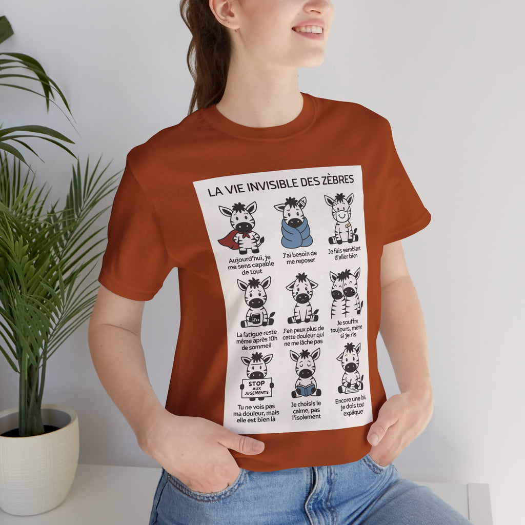 T-shirt Unisex - La vie invisible des zèbres (SED)