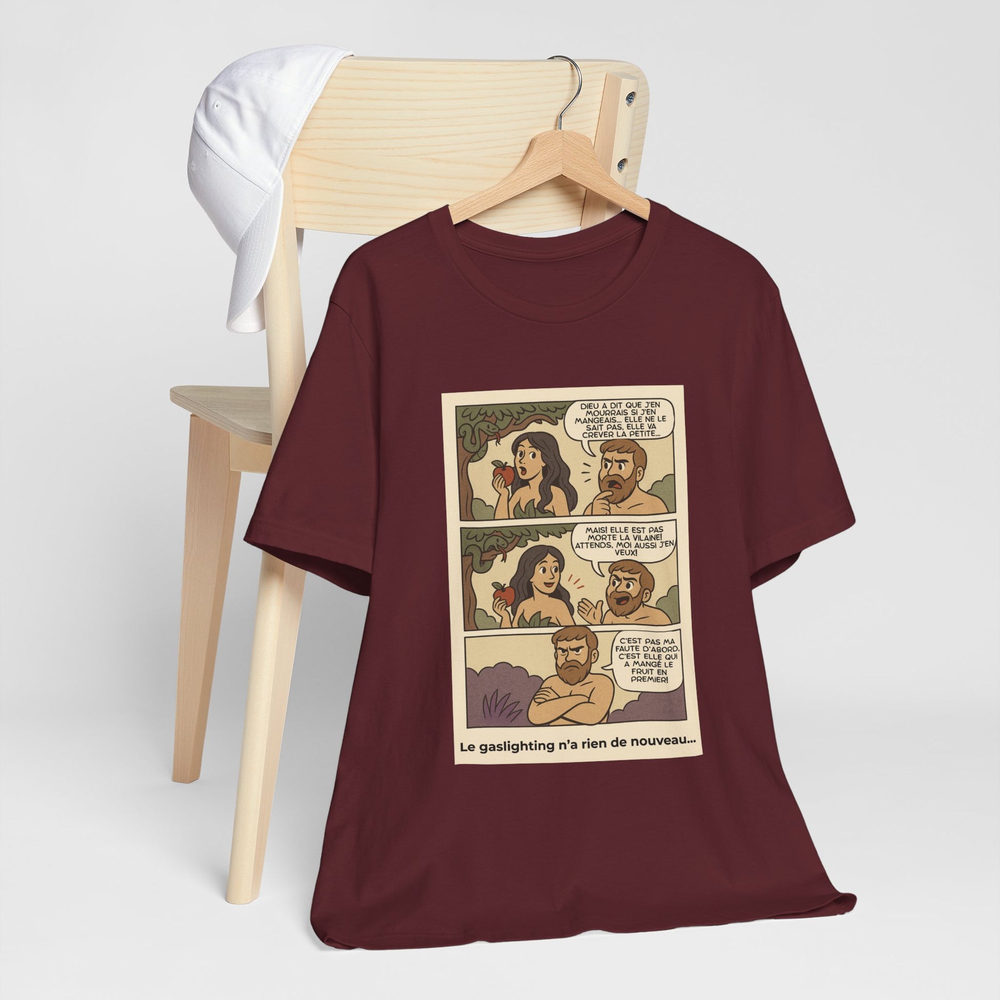 T-shirt - Adam et Eve... Le gaslighting n'a rien de nouveau