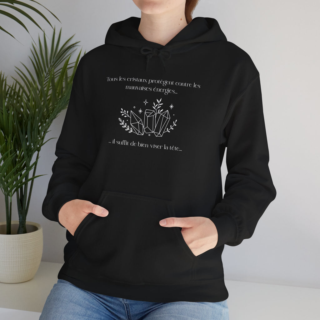 Hoodie Unisex - Tous les cristaux protègent contre les mauvaises énergies