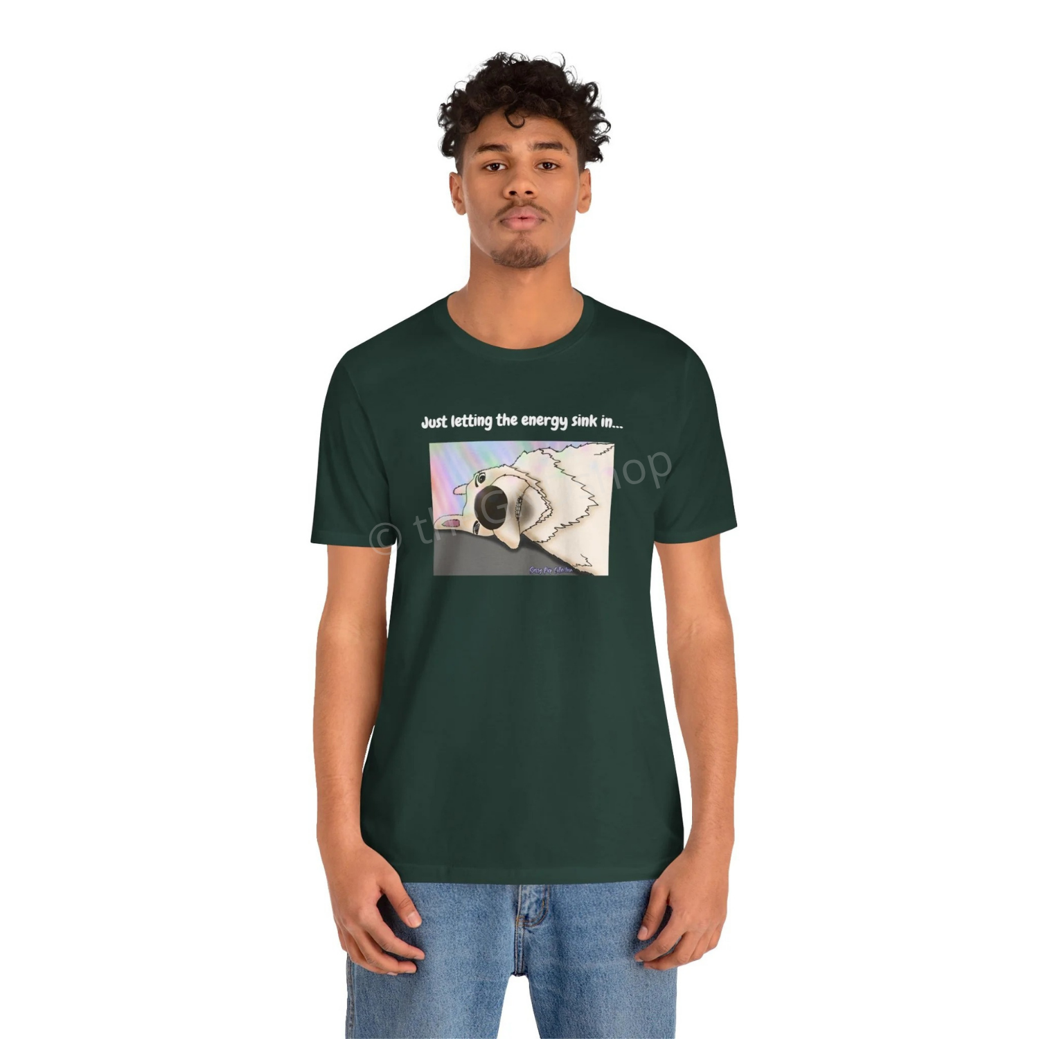 T-shirt - Just letting the energy sink in... - Sassy Pup Collection