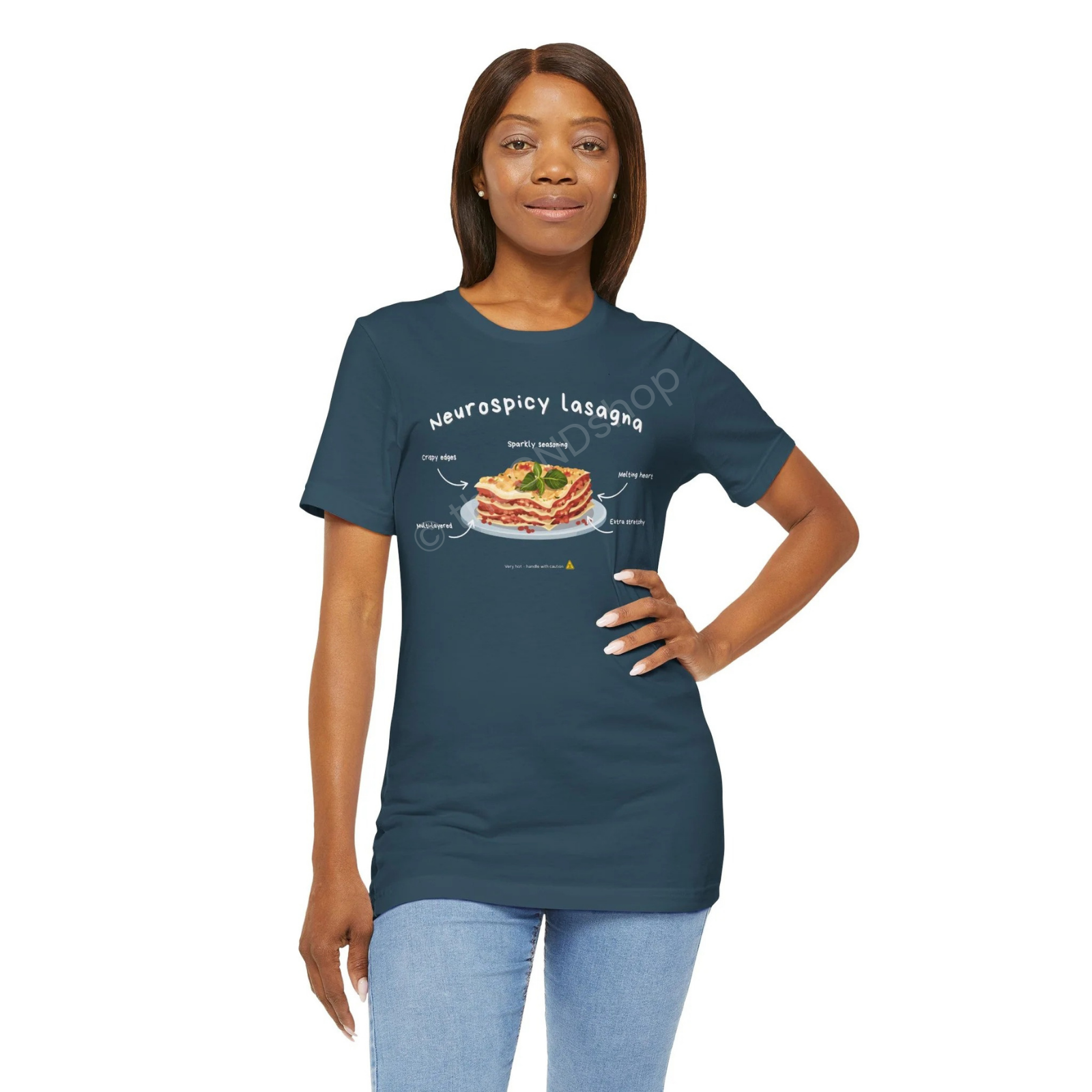 Unisex T-shirt - Neurospicy Lasagna – Multi-layered, extra spicy