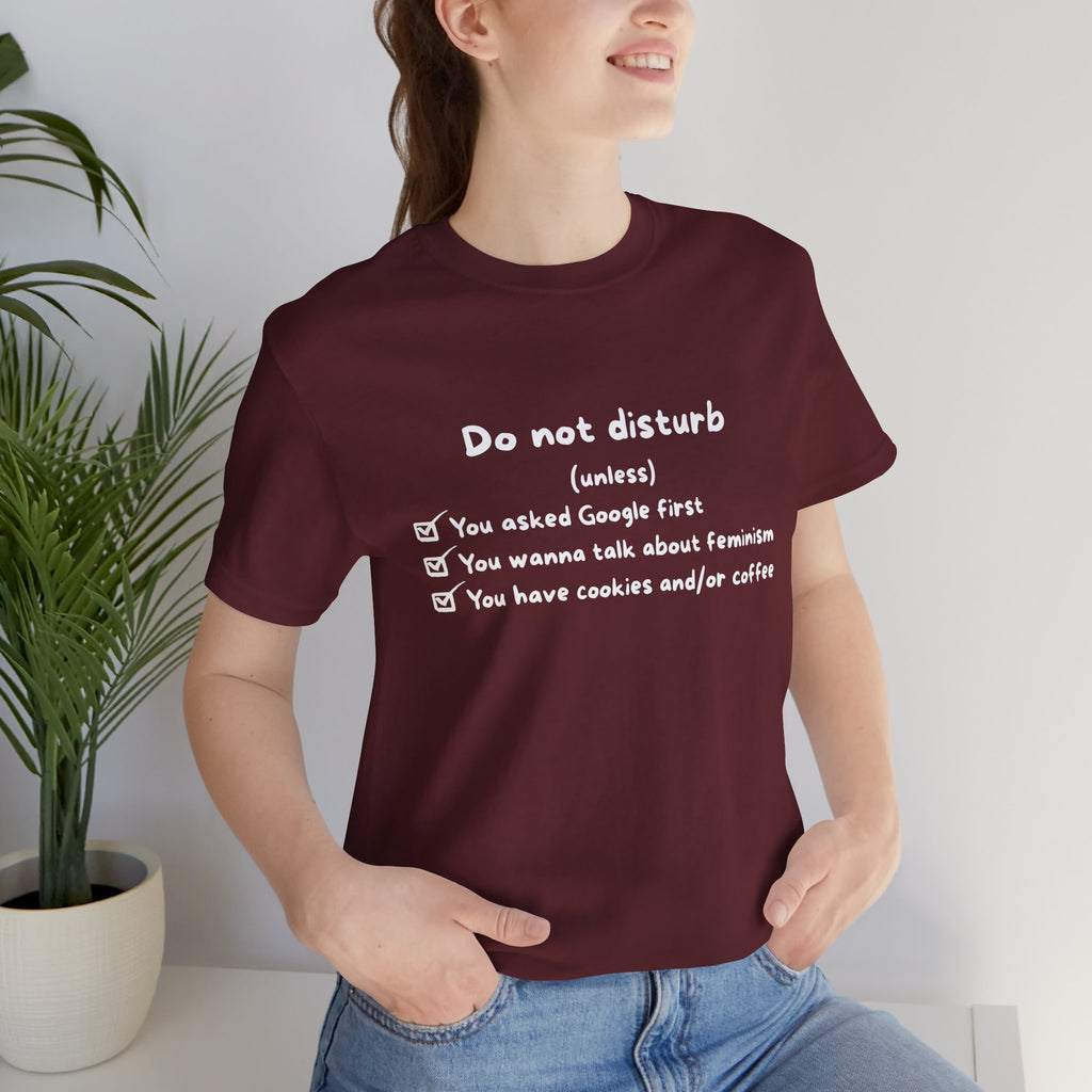 Unisex T-Shirt - Do not disturb (unless)