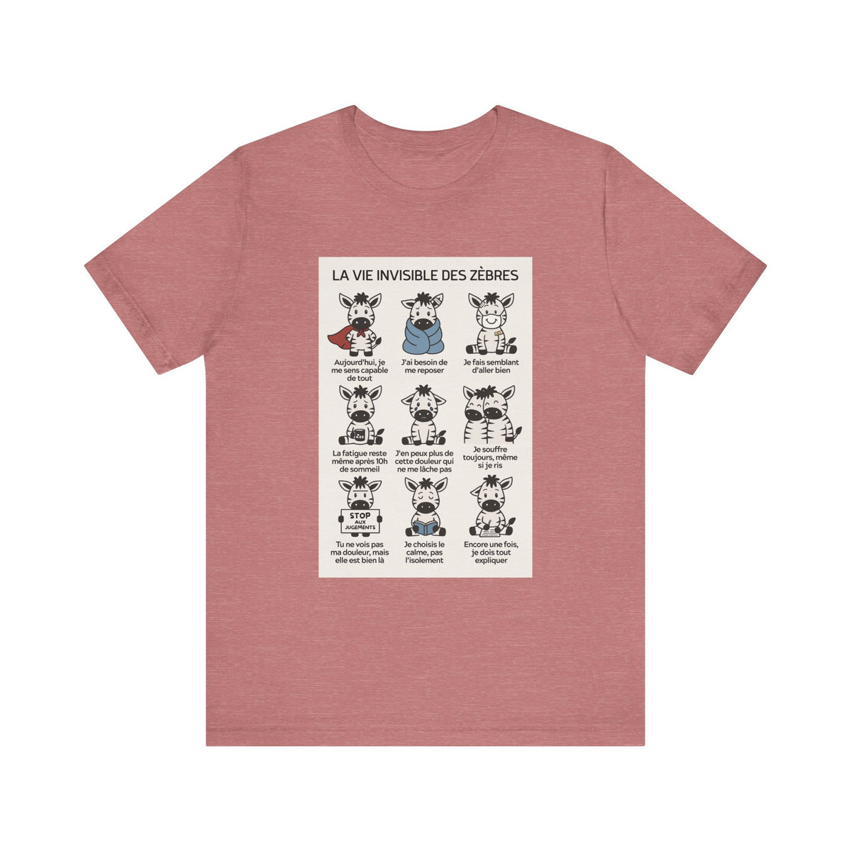 T-shirt - The Invisible Life of Zebras (SED)
